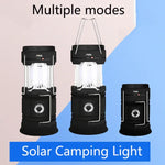 5803 Solar Camping Lamp Outdoor LED Emergency Portable Light Support USB Output, Solar + USB