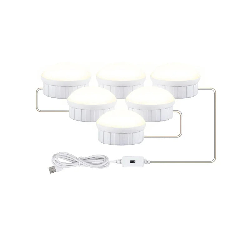 LED Makeup Mirror Light Beauty Fill Light Hand Sweep Sensor Mirror Front Light, 2 Bulbs, 6 Bulbs, 10 Bulbs, 14 Bulbs