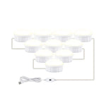 LED Makeup Mirror Light Beauty Fill Light Hand Sweep Sensor Mirror Front Light, 2 Bulbs, 6 Bulbs, 10 Bulbs, 14 Bulbs