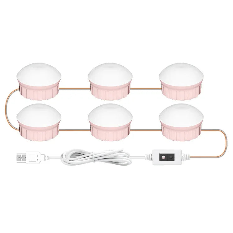 LED Makeup Lamp Mirror Front Beauty Fill Light Hand Sweep Sensation Lamp, 2 Bulbs, 6 Bulbs, 10 Bulbs, 14 Bulbs