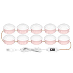 LED Makeup Lamp Mirror Front Beauty Fill Light Hand Sweep Sensation Lamp, 2 Bulbs, 6 Bulbs, 10 Bulbs, 14 Bulbs