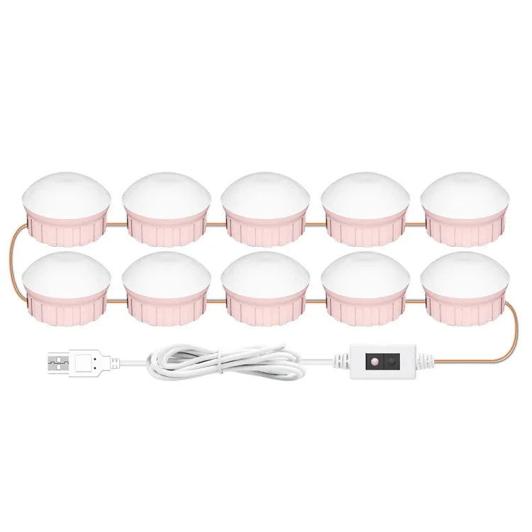 LED Makeup Lamp Mirror Front Beauty Fill Light Hand Sweep Sensation Lamp, 2 Bulbs, 6 Bulbs, 10 Bulbs, 14 Bulbs