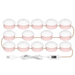 LED Makeup Lamp Mirror Front Beauty Fill Light Hand Sweep Sensation Lamp, 2 Bulbs, 6 Bulbs, 10 Bulbs, 14 Bulbs