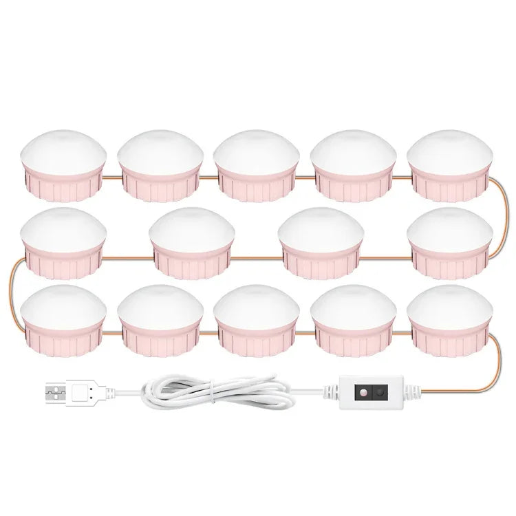 LED Makeup Lamp Mirror Front Beauty Fill Light Hand Sweep Sensation Lamp, 2 Bulbs, 6 Bulbs, 10 Bulbs, 14 Bulbs