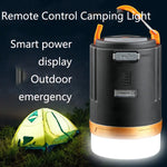 Y10 Remote Control Camping Light Outdoor Lighting Portable USB Tent Light LED Lantern Lamp, YD-29 Black