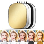 90 x 120cm 5-in-1 Silver / Soft / Gold / White / Black Folding Photo Studio Reflector Board, 5 in 1 90 x 120cm