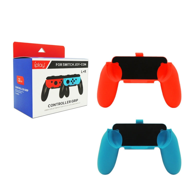 IPLAY Game Console Left & Right Handles For Nintendo Switch, HB-S004(Red Blue)