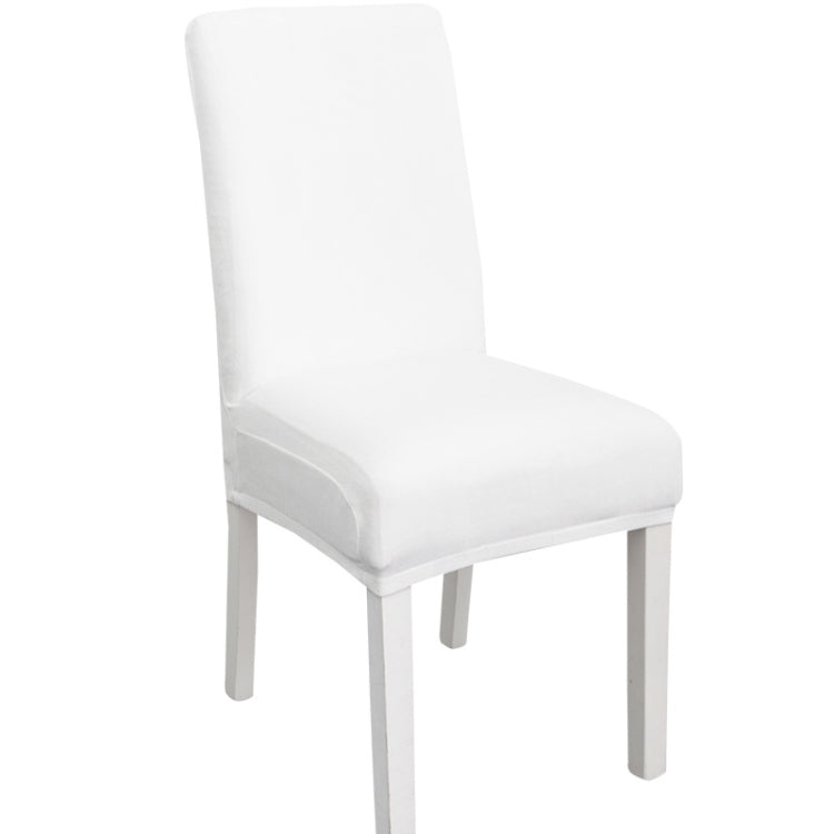 Simple Soft High Elastic Thickening Velvet Semi-Interior Chair Cover Hotel Chair Cover, Coffee Gray, Yellow Green, Wine Red, Navy, Black, Dark Green, White, Peacock Blue, Light Gray, Carbon Gray, Camel, Royal Blue, Beige, Grape Purple, Red, Orange     ...