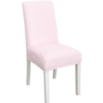 Simple Soft High Elastic Thickening Velvet Semi-Interior Chair Cover Hotel Chair Cover, Coffee Gray, Yellow Green, Wine Red, Navy, Black, Dark Green, White, Peacock Blue, Light Gray, Carbon Gray, Camel, Royal Blue, Beige, Grape Purple, Red, Orange     ...