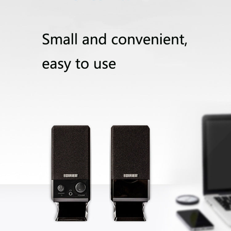 Edifier R10U Mini USB Laptop Speaker, R10U Black