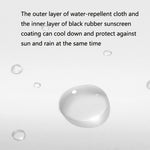 9033 Sun and Rain Dual-purpose Umbrella Multi-function Fan Titanium Silver Glue Sunscreen and UV Protection Long Handle Umbrella, Pink, Black, Ink Green