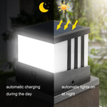 Solar Outdoor Waterproof Column Head Lamp Courtyard Landscape Lamp
