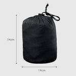 Outdoor Multi-person Hammock Large Sky Tree Tent Aerial Camping Hammock Triangle Hammock,, 2.9m Black