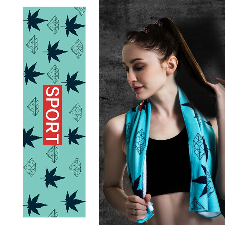 Fitness Cold Towel Outdoor Sports Cooling Quick-Drying Towel, Size: 100 x 30cm, Quick-Drying Towel, Size: 100 x 30cm(Greenery), Quick-Drying Towel, Size: 100 x 30cm(Maple), Quick-Drying Towel, Size: 100 x 30cm(Sky)                                      ...