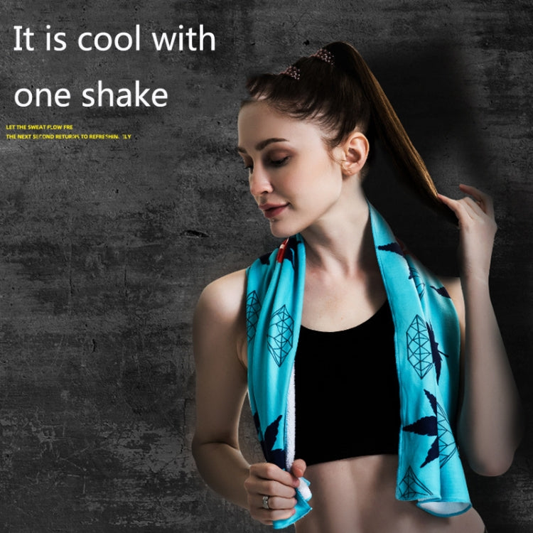 Fitness Cold Towel Outdoor Sports Cooling Quick-Drying Towel, Size: 100 x 30cm, Quick-Drying Towel, Size: 100 x 30cm(Greenery), Quick-Drying Towel, Size: 100 x 30cm(Maple), Quick-Drying Towel, Size: 100 x 30cm(Sky)                                      ...