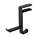 JD039 Metal Clip Earphone Holder Desktop Headset Hook, White, Black