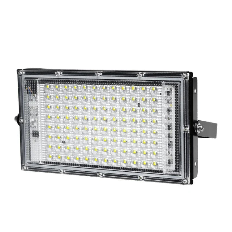 Waterproof LED Flood Light Outdoor Garden Light Construction Site Lighting Project Light, Specs:, 100W 96 Beads (Cool White)