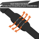 Sunnylife  IST-Q9335 Camera Strap Silicone Protective Cover Wristband Palm Backpack Bicycle Strap Cat Collar For Insta360 GO2, For Insta360 GO2