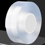 Transparent Double-Sided Adhesive Nanotic Tape Water Washing Non-Trace Tape, 1x30x1000mm, 1x30x2000mm, 1x30x3000mm, 1x30x5000mm, 2x30x1000mm, 2x30x2000mm, 2mm x 3cm x 3m, 2x30x5000mm