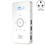 C6 1G+8G Android System Intelligent DLP HD Mini Projector Portable Home Mobile Phone Projector，, US Plug  (Black), EU Plug (Black), UK Plug (Black), AU Plug (Black), US Plug (White), AU Plug (White)