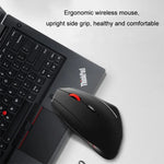 Lenovo Thinkbook Wireless Mouse Ergonomic Design Side Grip Mice, Side Grip Mice