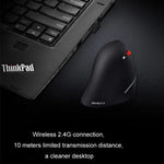 Lenovo Thinkbook Wireless Mouse Ergonomic Design Side Grip Mice, Side Grip Mice