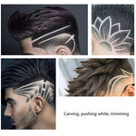 Hollow T-Shaped Steel Head Hair Trimmer USB Charging Carving Electric Hair Clipper, Steel Head (Black), Steel Head (Gold), Steel Head (Silver), Steel Head (Rose Gold), Steel Head (Gradient)