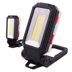 Glare Car Inspection Working Light USB Charging LED Folding Camping Lamp with Hook + Magnet, W559 2 COB + T6, W560 COB + T6