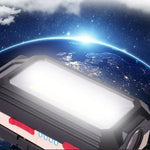 Glare Car Inspection Working Light USB Charging LED Folding Camping Lamp with Hook + Magnet, W559 2 COB + T6, W560 COB + T6