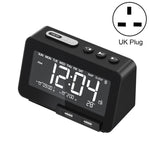 K5 Wireless Bluetooth Speaker Desktop Alarm Clock Radio, US Plug, EU Plug, UK Plug
