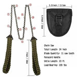 Outdoor Sports Hand Chainsaws Braided Umbrella Rope Camping Survival Pocket Saw, Umbrella Rope