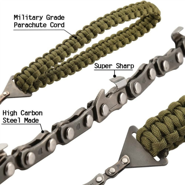 Outdoor Sports Hand Chainsaws Braided Umbrella Rope Camping Survival Pocket Saw, Umbrella Rope