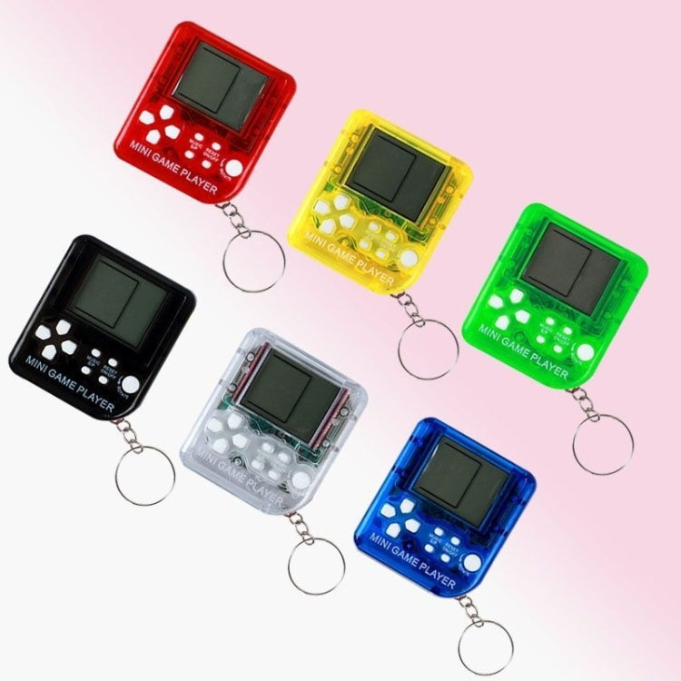 4 PCS Handheld Mini Game Console Toy Classic Brick Game Console with Keychain, 4 PCS Mini Game Console