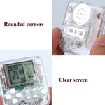 4 PCS Handheld Mini Game Console Toy Classic Brick Game Console with Keychain, 4 PCS Mini Game Console