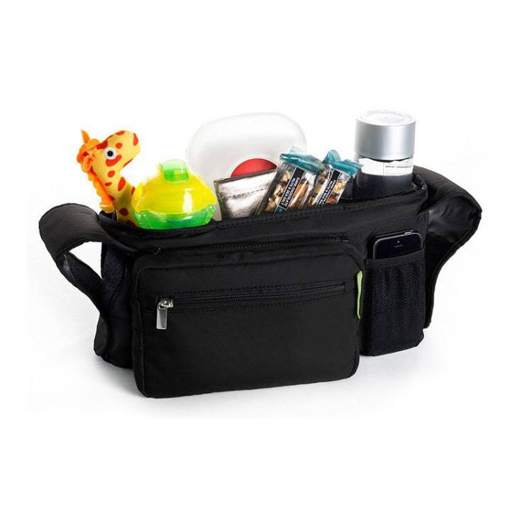 Baby Stroller Storage Hanging Bag Large Capacity Storage Bag Foldable Storage Basket Hanging Bag, Stroller Storage Bag