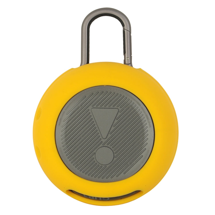 غطاء سيليكون ناعم واقي لمكبر صوت بلوتوث JBL Clip 3، أصفر، أحمر، أسود، رمادي فضي، برتقالي، أخضر عسكري، أزرق داكن