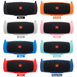 غطاء سيليكون واقي محمول لمكبر صوت بلوتوث JBL Charge 4 مع حزام كتف ومشبك، وردي، أحمر، أزرق، أسود، رمادي فضي، برتقالي، أخضر نعناعي، أزرق بحري