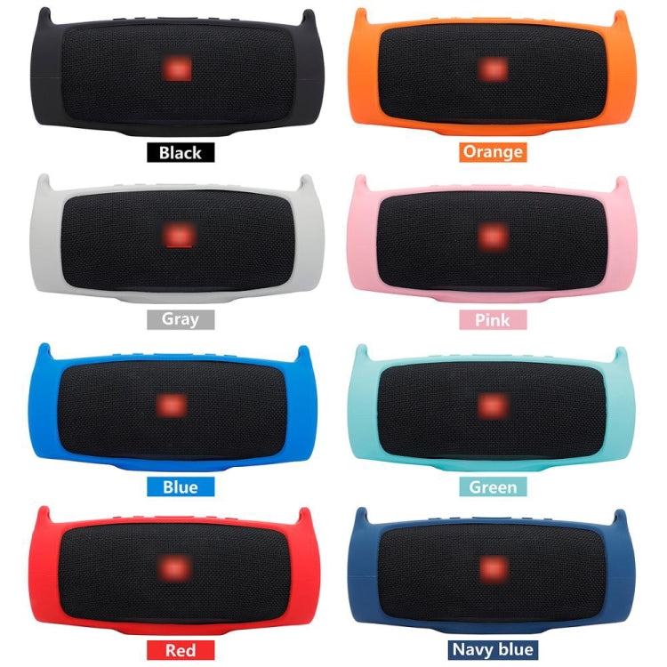 غطاء سيليكون واقي محمول لمكبر صوت بلوتوث JBL Charge 4 مع حزام كتف ومشبك، وردي، أحمر، أزرق، أسود، رمادي فضي، برتقالي، أخضر نعناعي، أزرق بحري