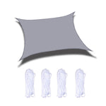 Outdoor Garden Sunshade Sail Waterproof Anti-UV Canopy, Size: 2m x 5m, 2m x 5m