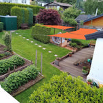 Outdoor Garden Sunshade Sail Waterproof Anti-UV Canopy, Size: 2m x 5m, 2m x 5m