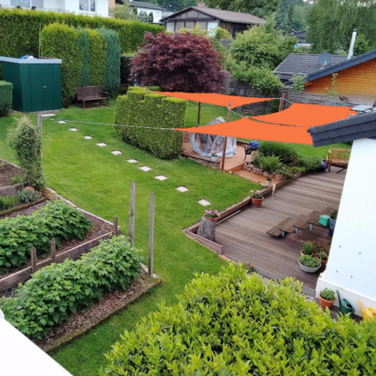 Outdoor Garden Sunshade Sail Waterproof Anti-UV Canopy, Size: 2m x 5m, 2m x 5m