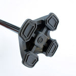 Multifunctional Folding Double-Handle Elderly Crutches Aluminum Alloy Elderly Power-Assisted Walking Sticks Four-Legged Walking Sticks With Lights, 86-98cm