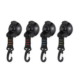 3 PCS Car Tent Suction Cup Home Users Outside Travel Portable Suction Cup Hook, Round Carabiner