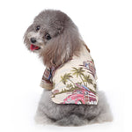 Pet Beach Shirt Dog Print Spring And Summer Clothes, S, M, L, XL