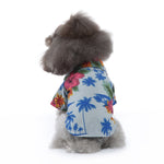 Pet Beach Shirt Dog Print Spring And Summer Clothes, S, M, L, XL