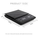 Household Kitchen Scale Hand-Made Coffee Electronic Scale With Timer, 3kg / 0.3g