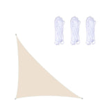 Triangle Outdoor Garden Sunshade Sail Waterproof Anti-UV Canopy, Size: 4m x 4m x 5.7m, 4m x 4m x 5.7m