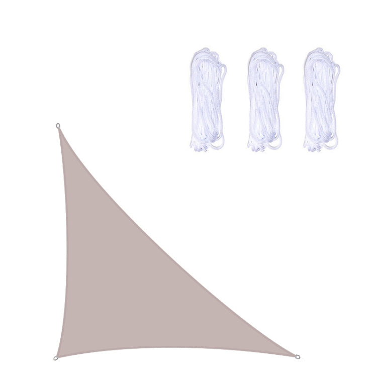Triangle Outdoor Garden Sunshade Sail Waterproof Anti-UV Canopy, Size: 4m x 4m x 5.7m, 4m x 4m x 5.7m