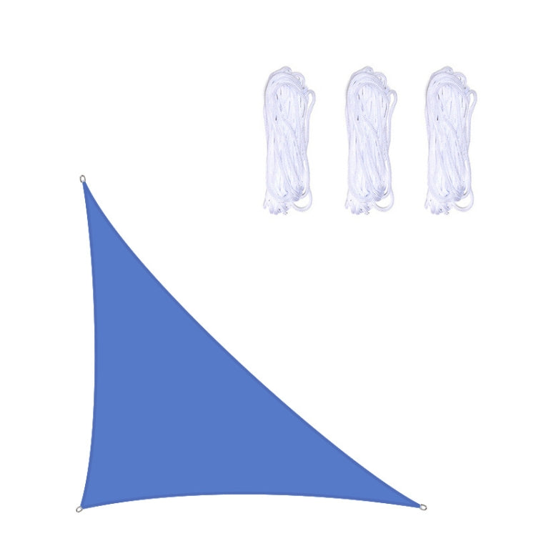 Triangle Outdoor Garden Sunshade Sail Waterproof Anti-UV Canopy, Size: 4m x 4m x 5.7m, 4m x 4m x 5.7m