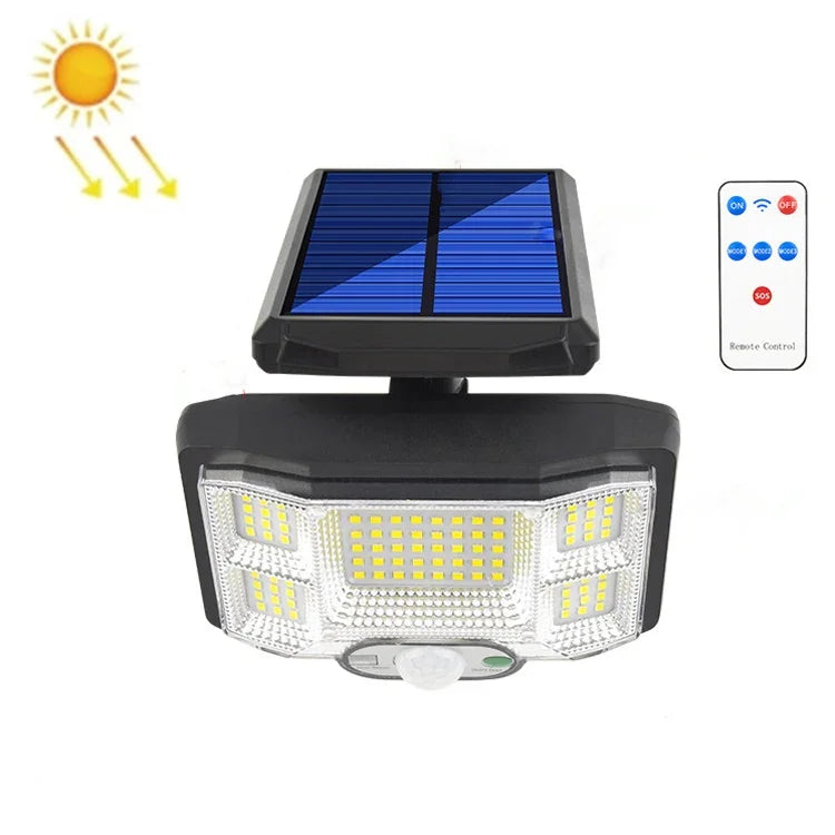 TG-TY085 Solar Outdoor Human Body Induction Wall Light Household Garden Waterproof Street Light wIth Remote Control, Spec:, 96 LED Integrated, 96 COB Integrated, 96 LED Separated, 96 COB Separated, 168 LED  Integrated, 168 COB  Integrated              ...